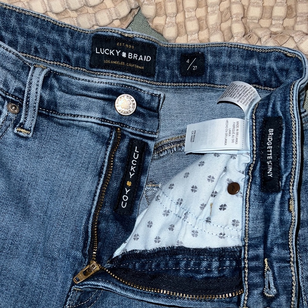 Lucky Brand Bridgette High Waisted Skinny Jeans Size 27